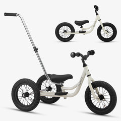 2 in 1 Loopfiets -  Krijt grijs