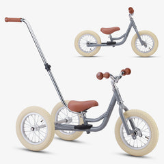 2 in 1 Loopfiets - Grijs