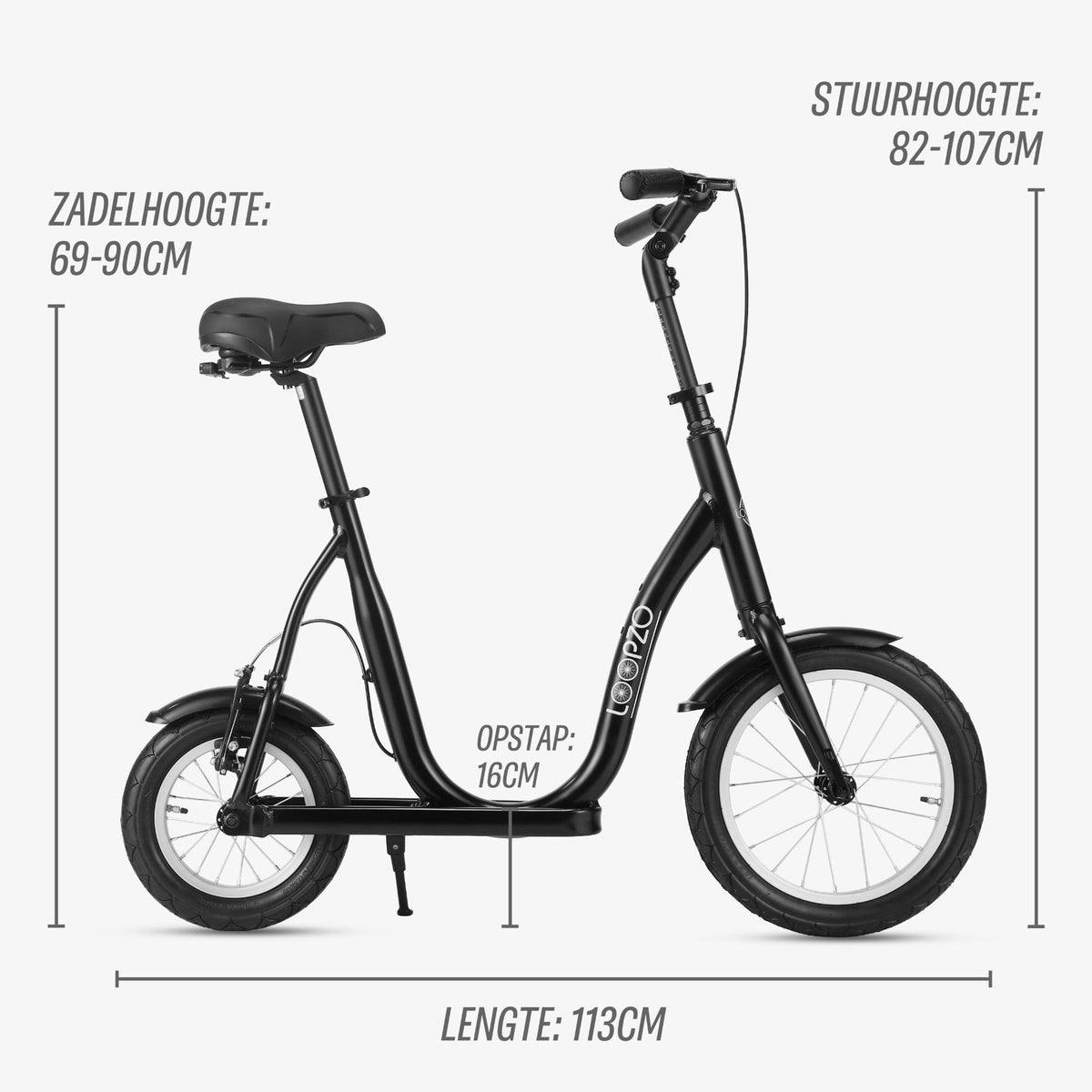 Loopzo loopfiets voor volwassenen