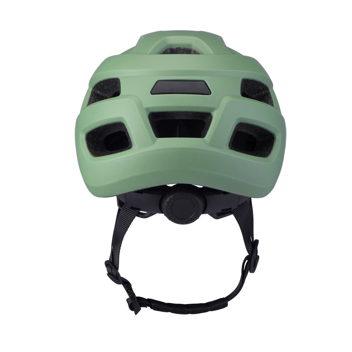 achterkant van Køvapää Lappi Baby helm in groen