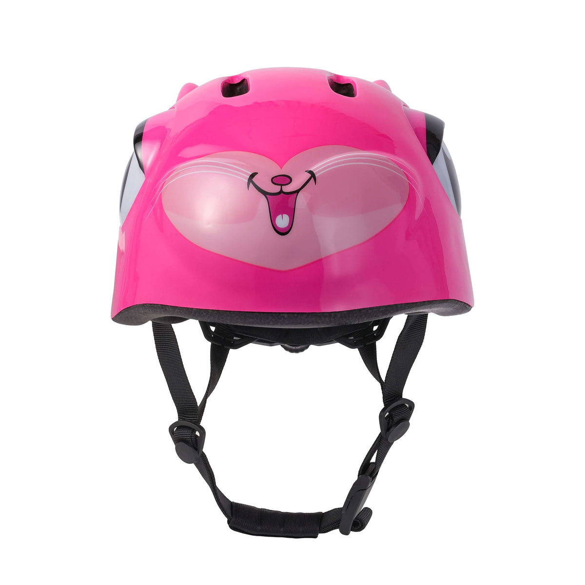 vooraanzicht van Køvapää roze eekhoorn helm