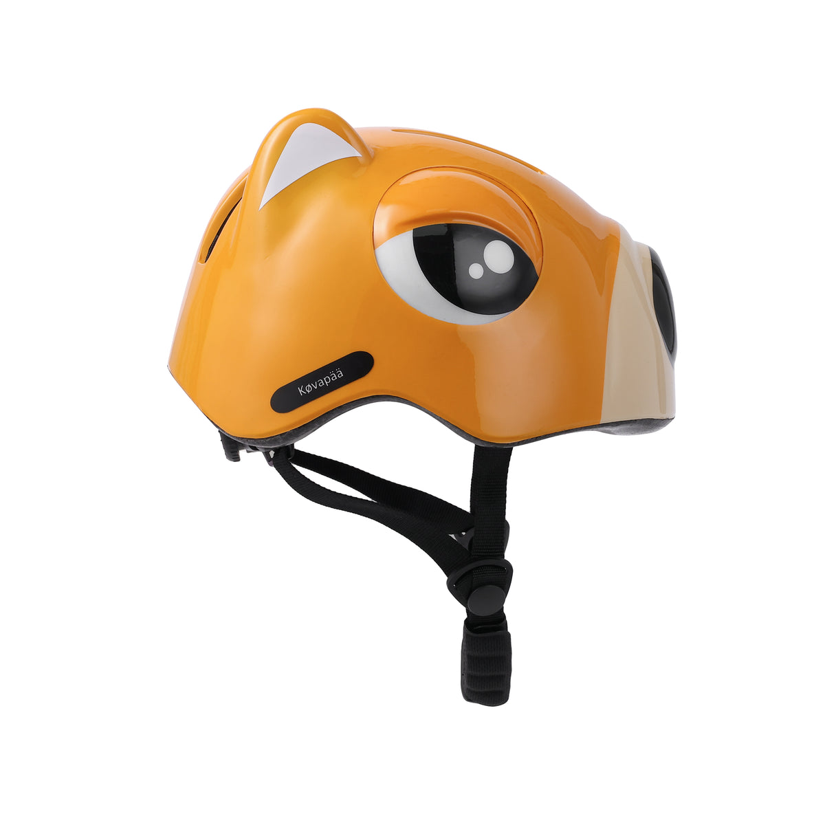 rechterzijaanzicht van Køvapää oranje wasbeer helm