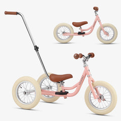 2 in 1 Loopfiets - Roze